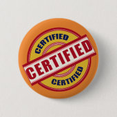 gecertificeerd ronde button 5,7 cm (Voorkant)