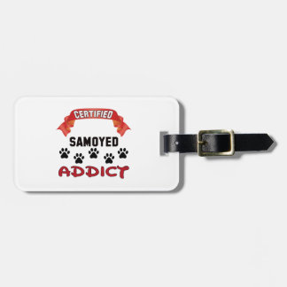 Gecertificeerd Samoyed Addict Bagagelabel