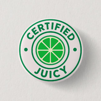 Gecertificeerd Sapig™ – Lime Badge Pin Ronde Button 3,2 Cm