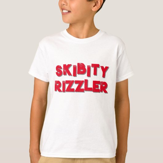 Gecertificeerd Skibity Rizzler T-shirt (Voorkant)