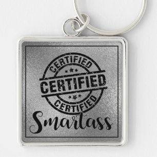 Gecertificeerd Smartass-logo  Sleutelhanger