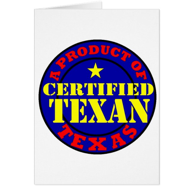 GECERTIFICEERD TEXAANS (Voorkant)