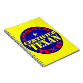 GECERTIFICEERD TEXAANS NOTITIEBOEK (Rechterzijde)