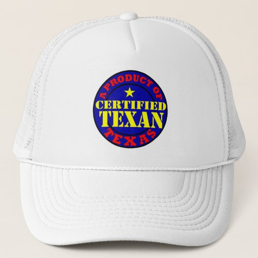 GECERTIFICEERD TEXAANS TRUCKER PET (Voorkant)