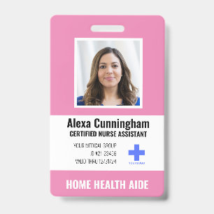 Gecertificeerd Verpleegster Foto ID Badge