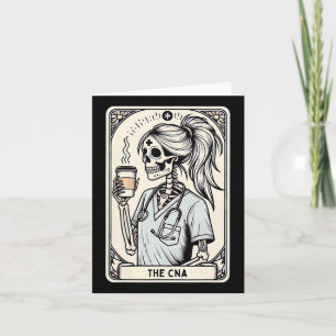 Gecertificeerd Verpleegster Istant Tarotkaart Skel Kaart