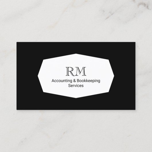 Gecertificeerd Visitekaartje van openbare accounta (Achterkant)