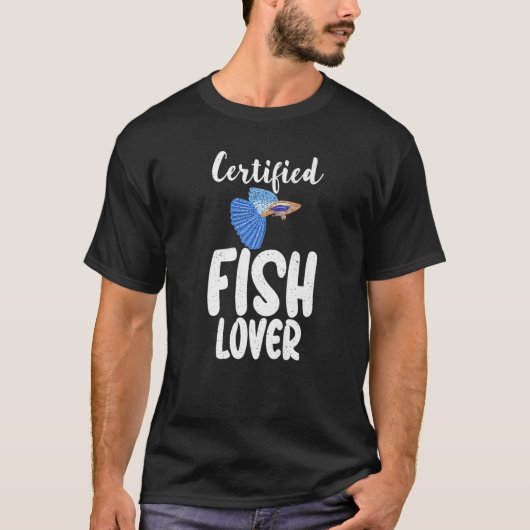 Gecertificeerd Visliefhebber Vis Eigenaar Premium T-shirt (Voorkant)