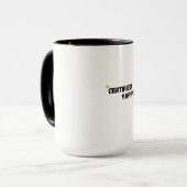 Gecertificeerd Yapper | Gen-Z Funny Graphic T-shir Mok (Voorkant links)