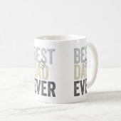 Gecertificeerde beste vader ooit Vaderdag | Geboor Koffiemok (Voorkant rechts)