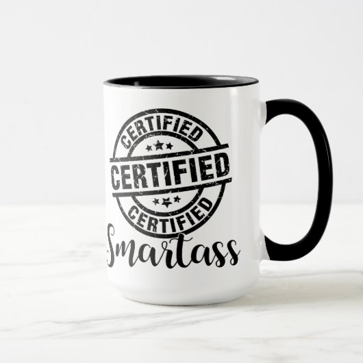 Gecertificeerde betweter mok (Rechts)
