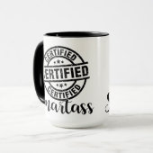 Gecertificeerde betweter mok (Voorkant links)