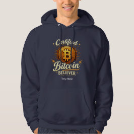 Gecertificeerde Bitcoin Gelover Hoodie – Aangepast