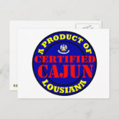 GECERTIFICEERDE CAJUN BRIEFKAART (Voorkant / Achterkant)