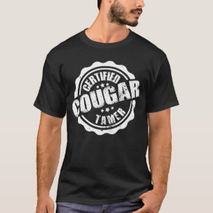 Gecertificeerde Cougar Tamer Funny Mannen T-shirt