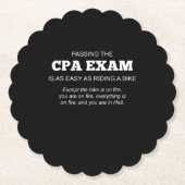 Gecertificeerde CPA-examencode Kartonnen Onderzetters (Voorkant)