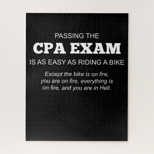 Gecertificeerde CPA-examencode Legpuzzel (Verticaal)