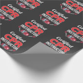 Gecertificeerde CPR-instructeur Funny Medical Work Cadeaupapier (Hoek)