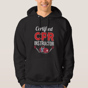 Gecertificeerde CPR-instructeur Funny Medical Work Hoodie