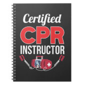 Gecertificeerde CPR-instructeur Funny Medical Work Notitieboek (Voorkant)