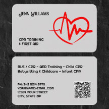 Gecertificeerde CPR Instructor Custom QR