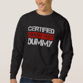 Gecertificeerde Crash Test Dummy Funny Car Crash Q Trui (Voorkant)