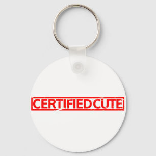 Gecertificeerde Cute Stempel Sleutelhanger
