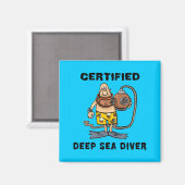 Gecertificeerde diepe Zee duiker Magneet (Voorkant / Achterkant)