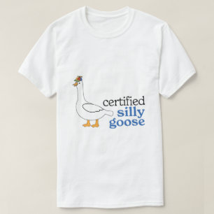 Gecertificeerde Domme Gans Met Aandoenlijke Propel T-shirt