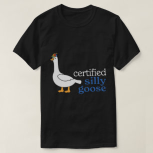 Gecertificeerde Domme Gans Met Aandoenlijke Propel T-shirt