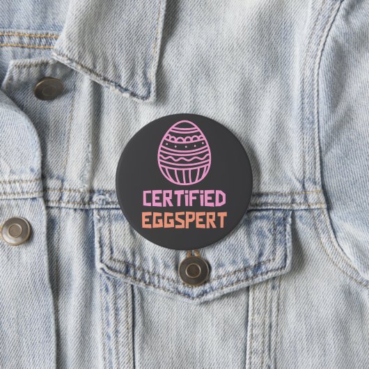 Gecertificeerde Eggspert Easter Button (In situ)