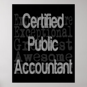 Gecertificeerde externe accountant poster