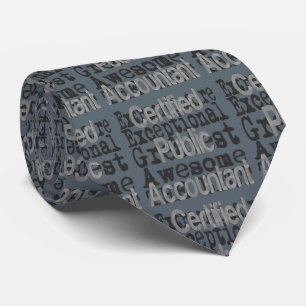 Gecertificeerde externe accountant stropdas