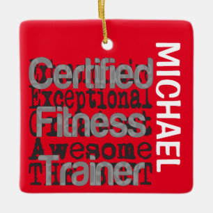 Gecertificeerde fitnesscurator, Extraordinaire CUS Keramisch Ornament