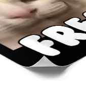 Gecertificeerde Freak Funny Vervloekt Gekke Witte  Poster (Hoek)