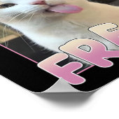 Gecertificeerde Freak Schattigee Cat Meme Lovers F Poster (Hoek)