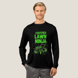 Gecertificeerde gazon ninja Tri-Blend shirt