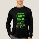 Gecertificeerde gazon ninja Tri-Blend shirt (Voorkant volledig)