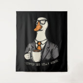 Gecertificeerde gekke gans wandkleed (Voorkant)