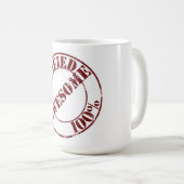 Gecertificeerde Geweldige koffie-Mok Koffiemok (Voorkant rechts)