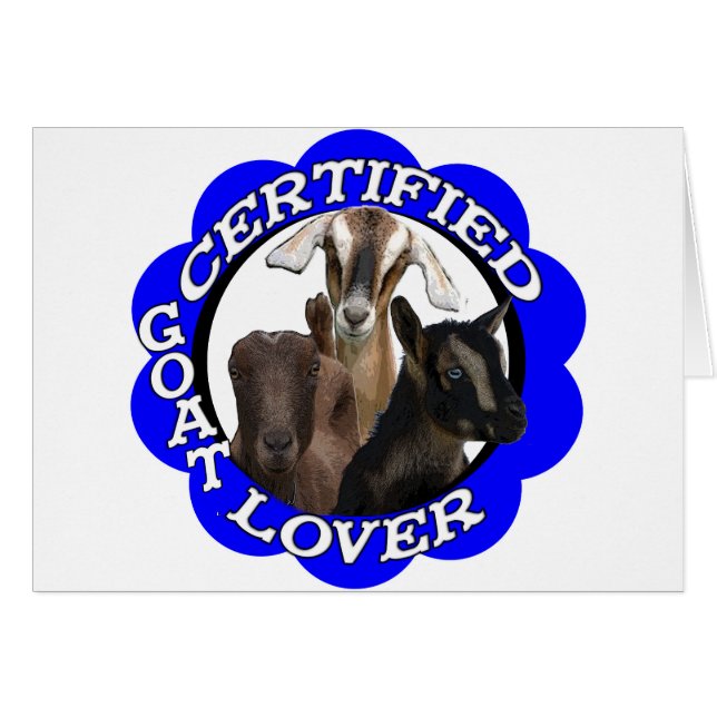 GECERTIFICEERDE GOAT LOVER! (Voorkant Horizontaal)
