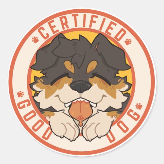 Gecertificeerde goede Sticker (Voorkant)