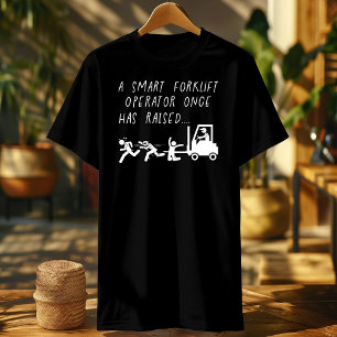 Gecertificeerde grappige heftruck operator: mensen t-shirt