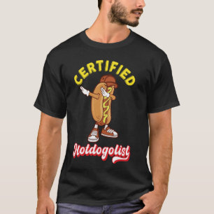 Gecertificeerde hotdoloog Funny Hot Dog Sausage Lo T-shirt