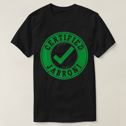 Gecertificeerde Jabroni Funny Checkmark Premium T-shirt (Design voorkant)