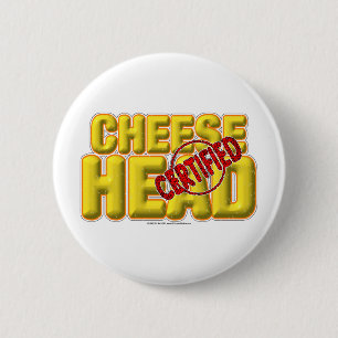 Gecertificeerde kaaskop ronde button 5,7 cm