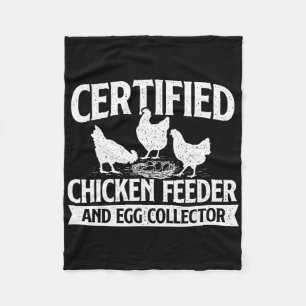 Gecertificeerde kippenvoeder en eiercollector - Ku Fleece Deken