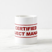 Gecertificeerde koffie-Mok voor projectmanager Koffiemok (Center)