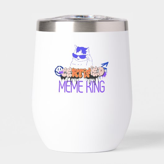 Gecertificeerde Meme Koning Kat (Voorkant)