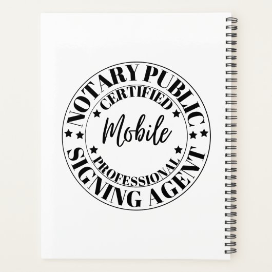 Gecertificeerde mobiele notaris Professional Planner (Achterkant)